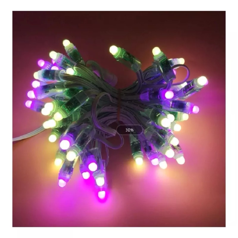 Laro Serie Navideña Navidad Guirnalda 100 Led Luz Focos Luces