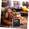 COLLBATH Food Thermometer Alarm Function BBQ Thermometer for Grill Hanging