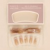 24Pcs Press on Nails with Elegant French Tips, Nude Pink