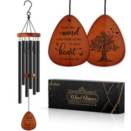 SteadStyle Memorial Gifts, Sympathy Wind Chimes for Loss of Loved One,Gifts for Who Loss of Dad, Mom,Brother,Friends, Sympathy Gift Baskets Home Decor Outdoor Garden Patio