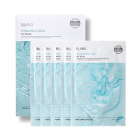 Partner company Hyaluronic hydrating mask pack skin soothing elasticity trouble care cooling sensation adhesion sheets 25ml x 5 / 히알루론 수분공급 마스크 팩 피부 진정 탄력 트러블케어 쿨링감 밀착력 시트 25ml x5개