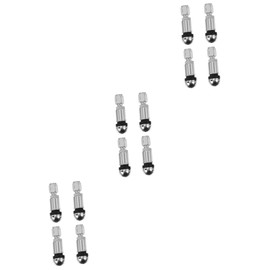 ULTECHNOVO 12pcs Aluminum Alloy Tire Valve Stems for Motorcycles Scooters and High Strength Corrosion Resistant Installation Seal for