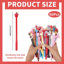 50 Pcs Motivational Pens Bulk - 0.5mm Funny Animal & Inspirational Ballpoint Pens, Cute Cartoon Graduation Gifts for Students Teachers, Coworker Appreciation Thank You Gifts (Assorted Designs)