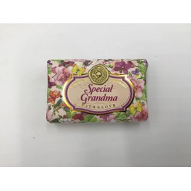 Special Grandma - Gift Soap Bar For Her Birthday Rose Scent Mum Grandmother Cleanser Lather Present Girl