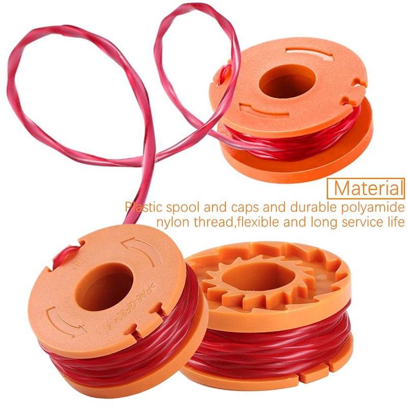 4 Pcs Worx Strimmer Spool Lawn Mower Strimmer Spool Grass