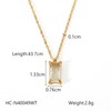 Gold Birthstone Necklace for Women Dainty Birthstone Pendant Necklace Birthday