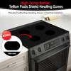 KitchenRaku Induction (Magnetic) Cooktop Protector Mat, Black, 20.4x30.7in