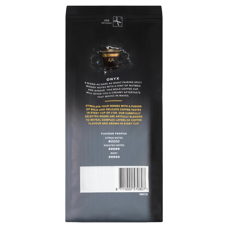 L'OR Espresso Intensity 12 Onyx Coffee Beans 500 g