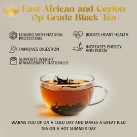 Cream Irish Breakfast Tea, Loose Leaf Black Tea – Irish Classic with Caramel & Strong Assam – Robust, Full-Bodied – Drink Hot or Iced – 4 oz Resealable Bag (Makes 50 Cups) – The Elegant Elephant