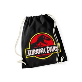 Jurassic Park Logo Gym Bag schwarz, Größe:onesize
