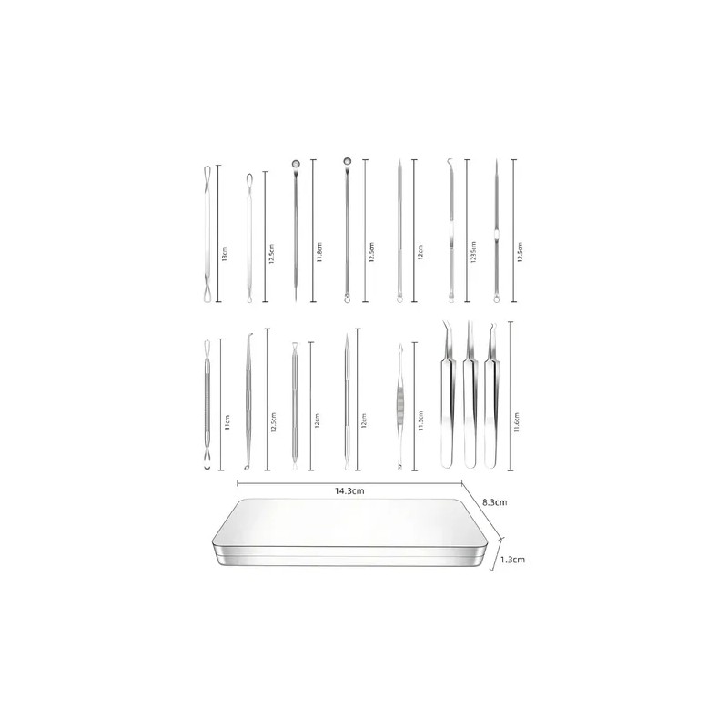 Insmart Kit Cuidado 15pc Acné Elimina Punto Negros Espinillas