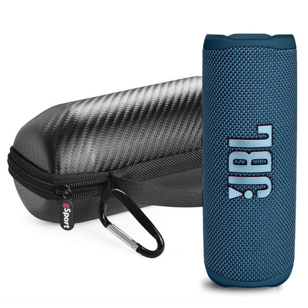 JBL FLIP 6 Waterproof Portable Speaker Bundle with gSport Carbon