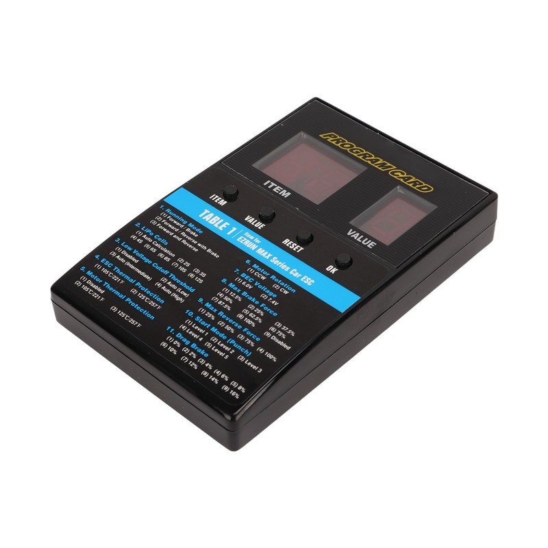 LED Program Card Box Brushless Universal ESC Programming Card for