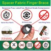 IRUFA,FS-OS-10,3D Breathable Elastic Fabric Finger support, Splint, Brace Sleeve Stabilizers