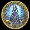 Empowering Witch Challenge Coin – 1.57-inch Motivational Metal Coin with