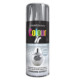 Chrome Effects Spray Paint Gloss Metal Wood Plastic 400 ml