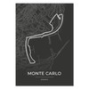 Vacentures Monaco Racing Track Poster - Gift for Motorsport Fans