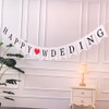 Wedding Garland, Set of 2, Wedding Party Banners, Happy Wedding/Just
