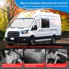 ULROLIT Front Side Window Sun Shade with Suction Cups for