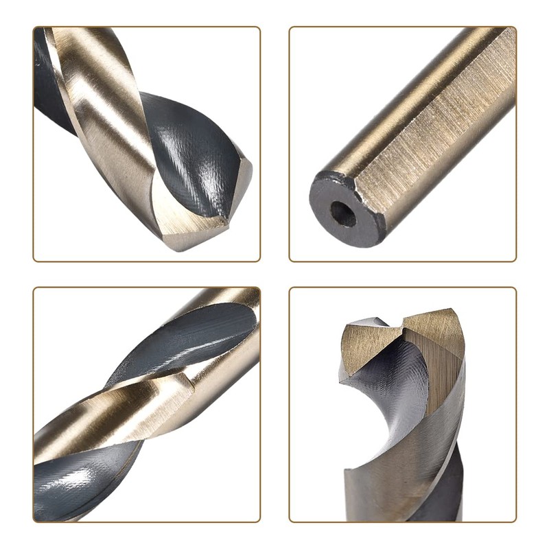 sourcing map Spiral Drill Bit with Reduced 19 mm High-Speed