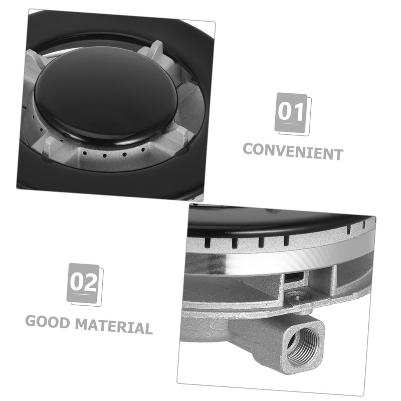 Uonlytech Universal Gas Stove Burner Head Cap Stove Top Cover
