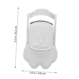 Gogogmee Heated Eyelash Curler Makeup Accessory Nonslip Handle Portable for Natural Curling Effect