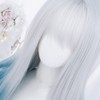 Gradient Wig Long Full Wig Cosplay Bob Wig for Women