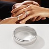 PROSILVER Stacking Rings Silver Wedding Bands Sterling Silver Ring 5mm