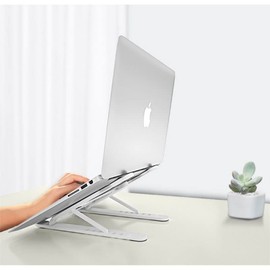 [Foldable & Adjustable Angle] Laptop Stand A, Black