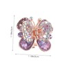 Healeved Butterfly Rhinestone Hair Claw Clip Medium Size Hair Clip
