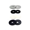 M6 Penny Washers Rubber/Nylon White or Black / A2 Stainless