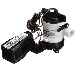 Seachoice Automatic Bilge Pump w/Float Switch, 750 GPH, 3/4 in. Hose Size