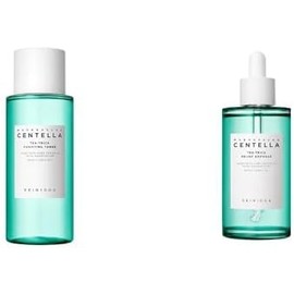SKIN1004 Madagascar Centella Tea-Trica Purifying Toner 210ml + Tea-Trica Relief Ampoule 100ml Suero Facial Árbol Té Textura Ligera Piel Mixta Grasa