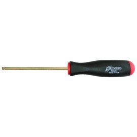 Bondhus 38668 6mm Ball End Tip Hex Screwdriver with GoldGuard Finish, 137mm, 2 Piece