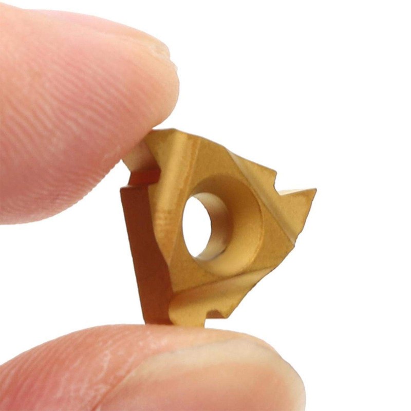 Reliable Carbide Inserts 16IR AG60 Carbide Insert Reversible CNC Lathe