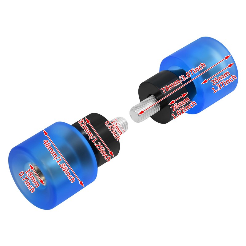 Motorcycle Crash Bar Decorative Wheel M12 Screw Kit for Engine