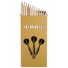Azeeda 12 x 'Darts Set' Long 178mm Coloured Pencils/Pencil Set