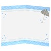 Unique Baby Elephant Thank You Cards, 5.5" x 4", Blue