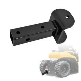 Wutist Sleeve Hitch Adapter Compatible with Garden Tractors Black Steel Powder Coated