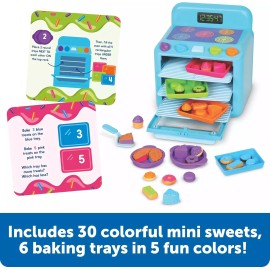 Learning Resources Sorting Sweets Mini Oven Set Pretend Play Food Play Kitchen