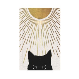 Light Switch Covers 1 Gang Abstract Boho Mid Century Sun Cat Decorative No Device Wall Plate Blank Switchplate Electrical Faceplate For Farmhouse Bathroom Decor