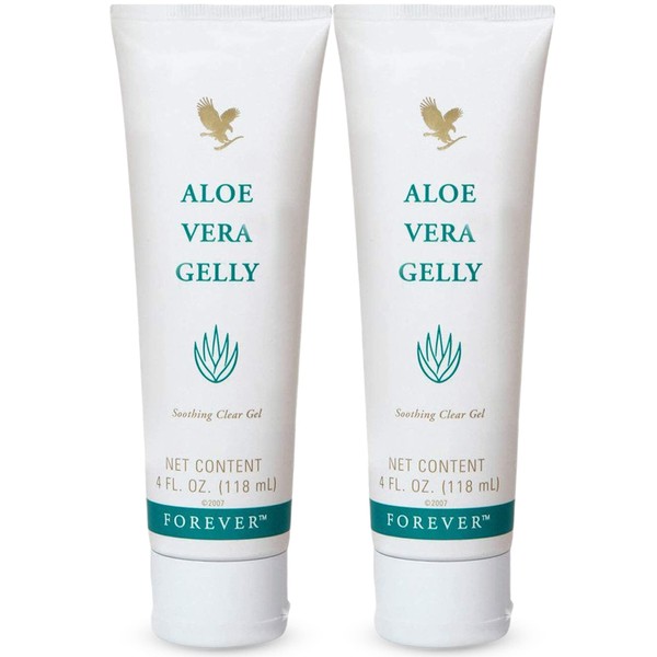 Forever Living Aloe Vera Gelly 100% Stabilized (2 Pack),4 Fl.