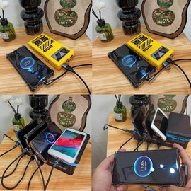 Raosky Magnetic Charging Cable 7 Pin Sereis 6.6Ft USB-C Cable with 3 Magnetic USB-C Tips–Fast Charging & Data Compatible for USB Type C Devices(1PCS/6.6FT/540°7Pin/Black)