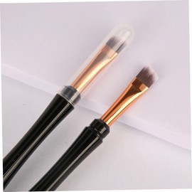 Minkissy 2pcs Spiral Rod Mascara Brush Eyebrow Spoolie Eyebrow Color Brush Eye Makeup Spoolie Brush Comb Eyebrow Brush Makeup Brush Lash Spoolie Angled Dust-proof