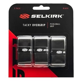 Tennis Spectrum Selkirk Tacky Pickleball Overgrip - 3 Pack (Black)