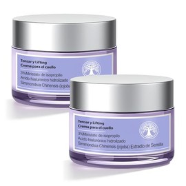2PCS Crema para Cuello Reafirmante, con Hidrolizado de Acido Hialurnico, Sin Gluten, Vegano, Frmula Suave, 100 Natural, Crema para Cuello y Hombros...