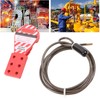 Tagout Cable Lock Rugged Reliable Rustproof 6 Hole Stainless Steel