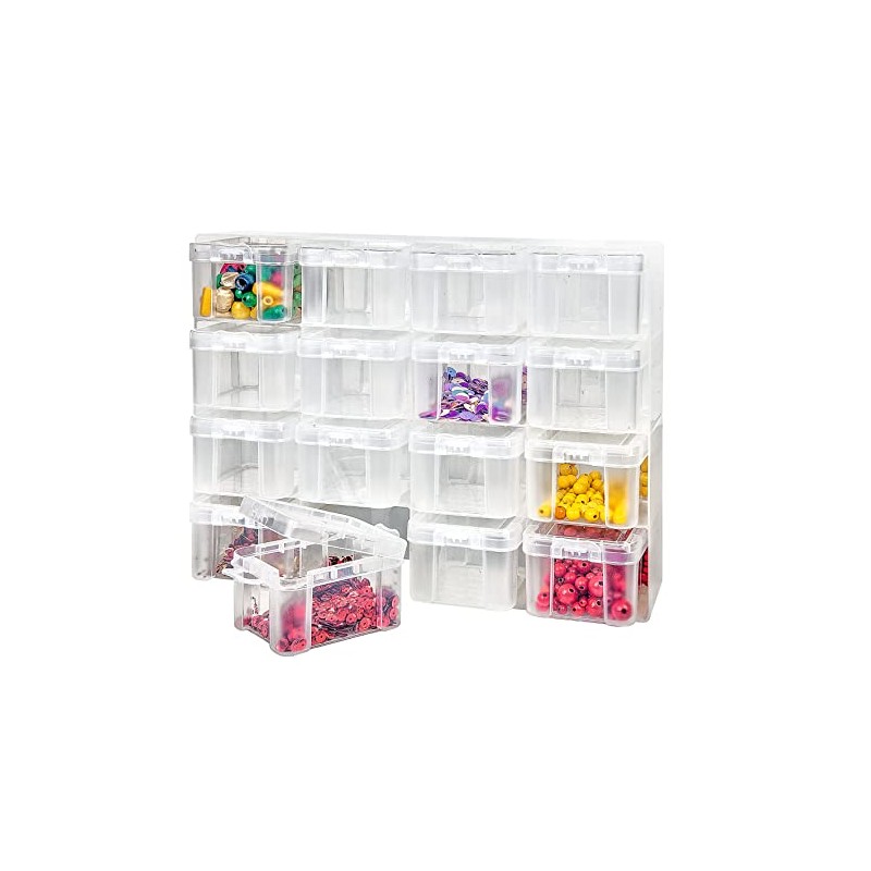 Organiser Box Display Case Organizer Container, Storage Box with Lid