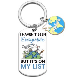 QUIHUD Travel Gifts For Women Traveler Keychain Travel Accessories For Women