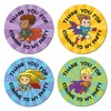 (Pack of 48) 40mm Superhero Thank You for Coming to